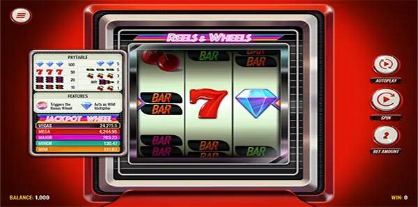 reels and wheels slot image