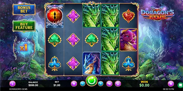 doragons gems slot review image