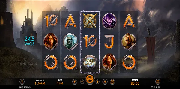 nine realms slot review image