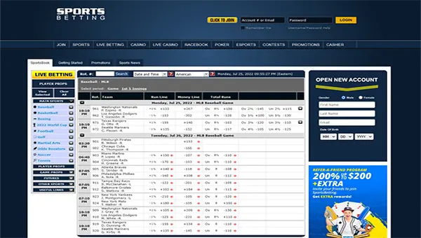 sportsbetting casino poker racebook< image